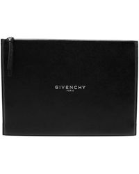 Givenchy - Large Antigona Stamped Leather Clutch - Lyst