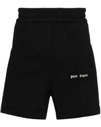 Palm Angels - Sports Shorts With Embroidery - Lyst
