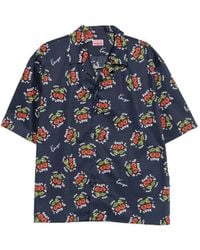 KENZO - Short-Sleeved Shirt With Cherry Print - Lyst