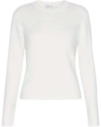 Max Mara - Wool Crewneck Sweater - Lyst