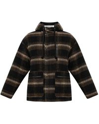 Isabel Marant - Marant Kiril Hooded Checked Jacket - Lyst