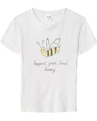 RE/DONE - 90s Baby Local Honey-print T-shirt - Lyst