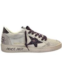 Golden Goose - Ball Star Nappa Upper Suede Toe And Spur Nylon Tongue Pri - Lyst