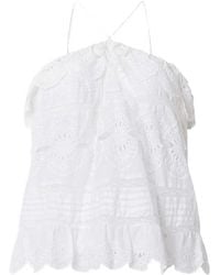 Isabel Marant - Prisha Ruffled Top - Lyst