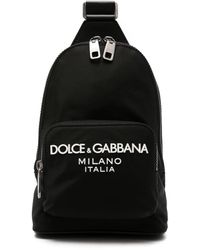 Dolce & Gabbana - Backpack With Logo Application - Lyst