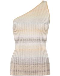 Missoni - One-Shoulder Knitted Top - Lyst
