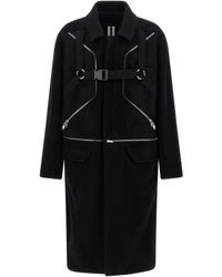 Rick Owens - 'Blixa Jumbo Mac' Coat - Lyst