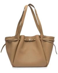 Tory Burch - Romy Grained Leather Shoulder Bag - Lyst
