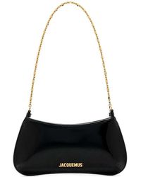 Jacquemus - Le Petit Bisou Chaine Leather Shoulder Bag - Lyst