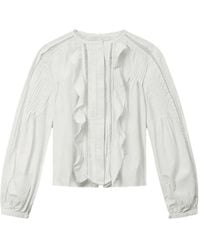 Isabel Marant - Cubraly Ruffled Shirt - Lyst