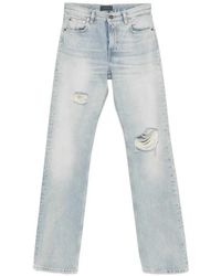 Haikure - Distressed-Effect Straight-Leg Jeans - Lyst