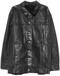 Rick Owens - Button-Up Denim Jacket - Lyst