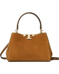 Tory Burch - Eleanor Mini Suede Shoulder Bag - Lyst