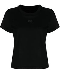 Alexander Wang - T-Shirt With Embossed Logo - Lyst