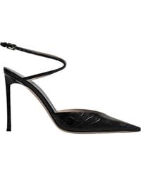 Tom Ford - Selen Crocodile-Effect Leather Pumps - Lyst