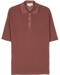 Lardini - Open-Knit Polo Shirt - Lyst