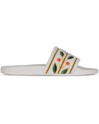 CASABLANCA - Embroidered Sandals - Lyst