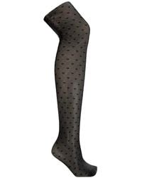 Tom Ford - Monogram-Patterned Diamond-Knit Tights - Lyst