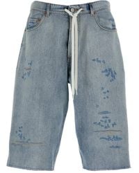 MM6 by Maison Margiela - Bermuda Shorts With Logo - Lyst