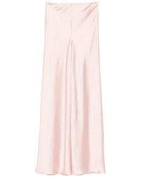 Norma Kamali - Wide Leg Trousers With A Satin Finish - Lyst