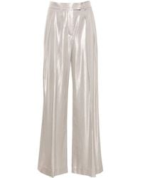 Brunello Cucinelli - High-Waisted Trousers - Lyst