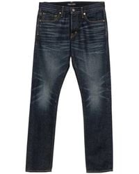 Tom Ford - Jeans With Belt Loops And Logo Patch - Lyst