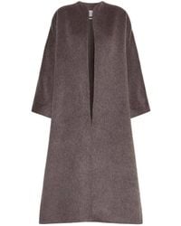 Max Mara - Oversized Camel Hair And Mohair Coat - Lyst