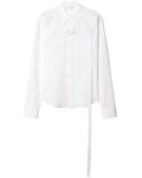 Off-White c/o Virgil Abloh - Off- Shirt With Cut-Out Detail - Lyst
