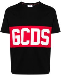 Gcds - Cotton T-Shirt With Logo Print - Lyst