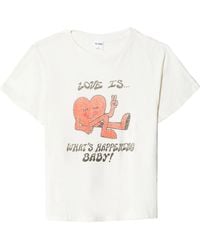 RE/DONE - Classic What'S Happening-Print T-Shirt - Lyst