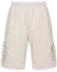 44 Label Group - Trip Shorts With A Worn Effect - Lyst