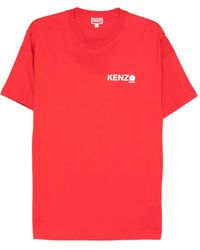 KENZO - Cotton T-Shirt With Logo - Lyst