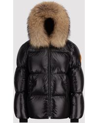 ARCTIC ARMY Men's Puffer With Fur In Black