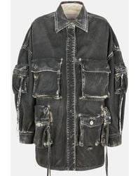The Attico - Cappotto Corto 'Fern' - Lyst