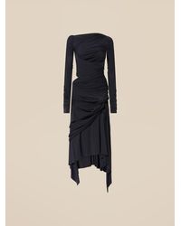 The Attico - Black Midi Dress - Lyst
