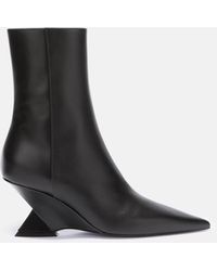 The Attico - 'cheope' Ankle Boot Black - Lyst