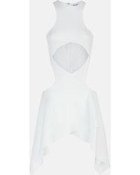 The Attico - Mini abito ''Magnolia'' white - Lyst