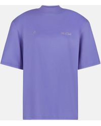 The Attico - ''kilie'' Violet T-shirt - Lyst