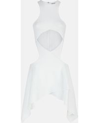 The Attico - ''magnolia'' White Mini Dress - Lyst