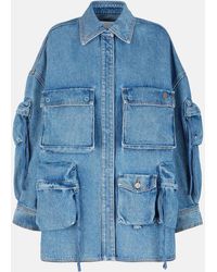 The Attico - Cappotto Corto 'Fern' - Lyst