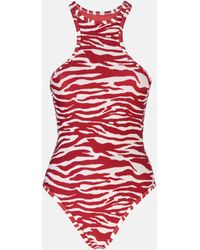 The Attico - Red And Milk One Piece - Lyst