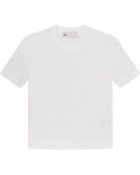 Tory Burch - T Monogram Jacquard Viscose Blend T-Shirt - Lyst