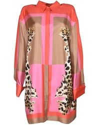 Roberto Cavalli - Dresses Coral - Lyst