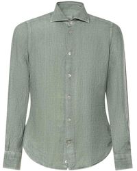 Eleventy - Dandy Linen Shirt - Lyst