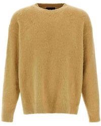 Roberto Collina - Shearling Cotton Sweater - Lyst