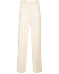 Theory - Fluid Crepe Casual Trousers - Lyst