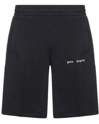 Palm Angels - Shorts With Embroidered Logo - Lyst