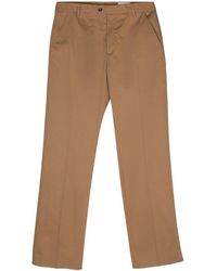 McQueen - Straight-Leg Cotton Pants - Lyst