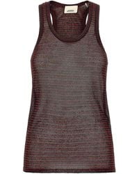 Isabel Marant - Burgundy Cevara Top - Lyst