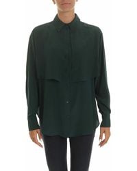 See By Chloé - Shirt In Dark With Panels - Lyst